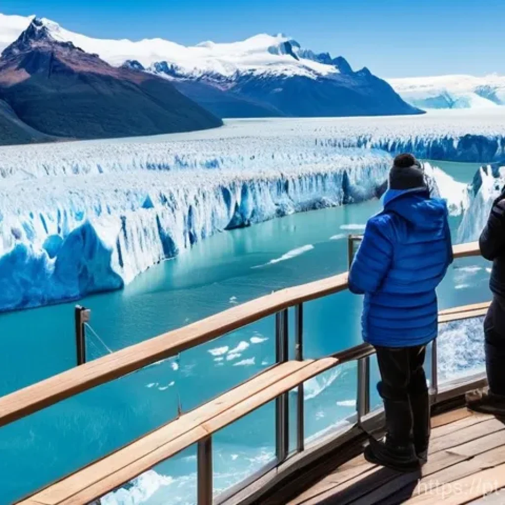 엘 칼라파테 페리토 모레노 빙하 - **Awe-inspiring Perito Moreno Glacier from the observation decks:** A breathtaking, expansive panora...